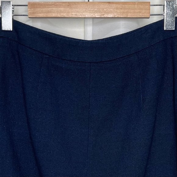 SOLD Country Road Blue A-Line Button Mini Skirt 8 - Picture 6 of 9